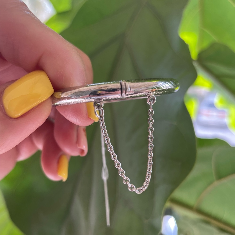 Sterling Silver Baby Bangle